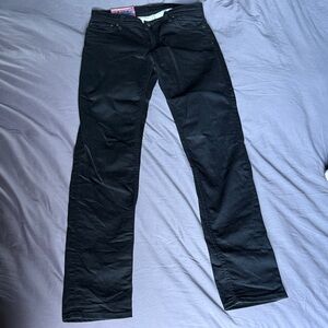 Acne Black Straight Leg Women's Jeans
